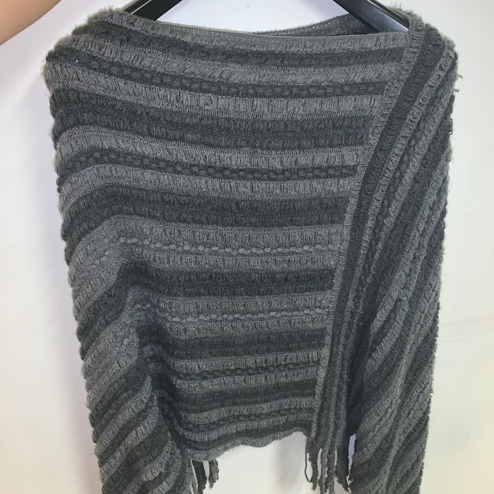 Gray Poncho